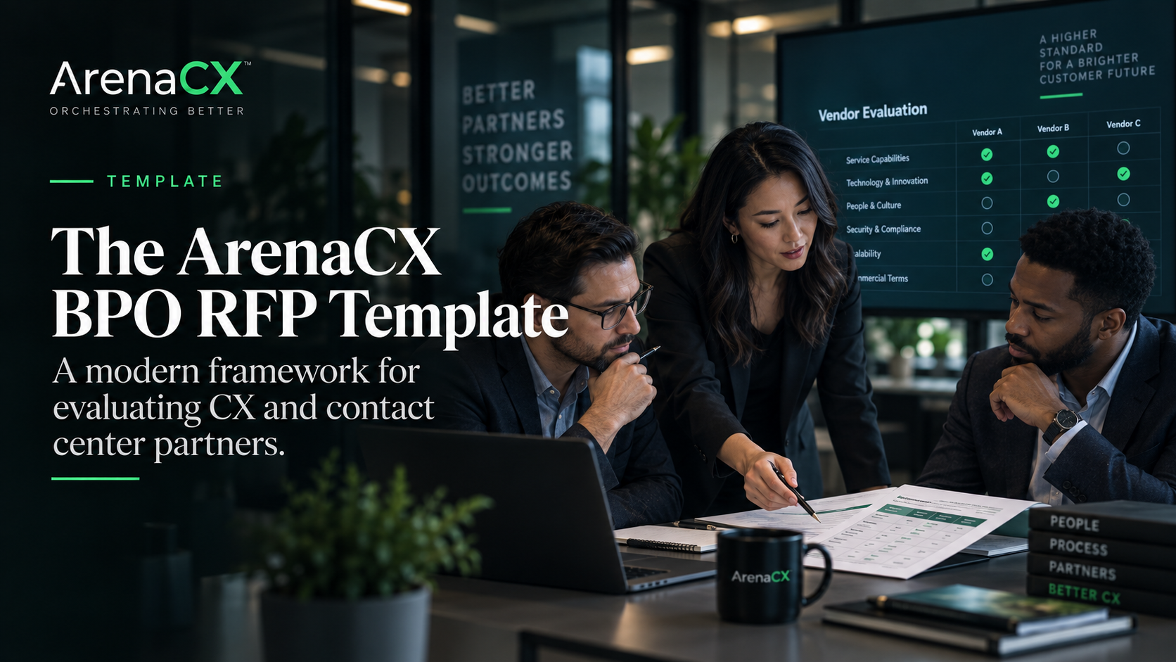 ArenaCX resource card for the BPO RFP Template.